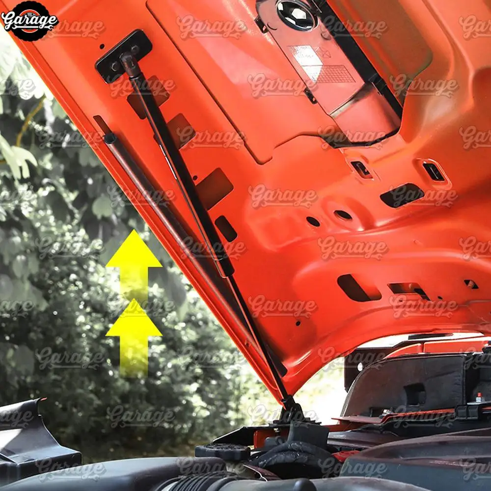 Стойки амортизатора капота для Jeep Wrangler-нержавеющая сталь молдинг 1 комплект/2 шт украшение автомобиля Стайлинг
