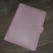 Carpeta de archivos recargable para Notebook, funda para Bloc de notas, carpeta de cuero, suministros de oficina, novedad