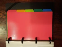 Organizador de tarjetas de negocios para hombre y mujer, carpeta de crédito, manga de almacenamiento de archivos, soportes de Tarjeta De Nombre, 5 pestañas de índice