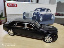 Rolls Royce-Coche en miniatura de aleación, coche en miniatura de aleación, simulación de SUV, modelo de coches de Metal, luz de sonido, escala trasera, Miniatur, HC0004, 1:24