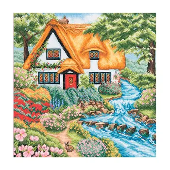 

Pce959 set for embroidery anchor 'cottage U ruchia' 31x31 cm