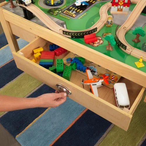Игровой набор "Аэропорт Экспресс" Бежевый(Airport Express Train Set And Table