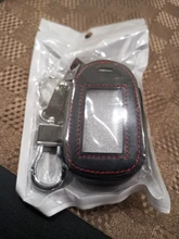 Nueva funda B92 de cuero genuino para Starline B92 B62 B64 B95, control remoto de alarma de coche, llavero LCD, cubierta de llave, envío gratis