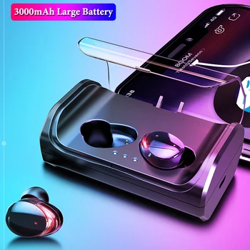 

TWS T8 Bluetooth 5.0 True Wireless Earphones In-Ear Earbuds Deep Bass Stereo IPX6 Waterproof Sports Headset