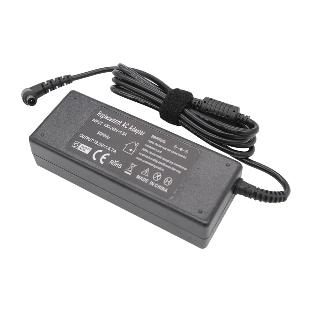 Harharger Apapapaptop Ddapter or ou Ony Ony Aiaio Pcg61511l Vgp-ac19v20 Vgp-ac19v29 Vgp-ac19v31 Vgp-ac19v32 33 19.5 4.4.790 90 6.6.5*4.4 mm - Imagem 4