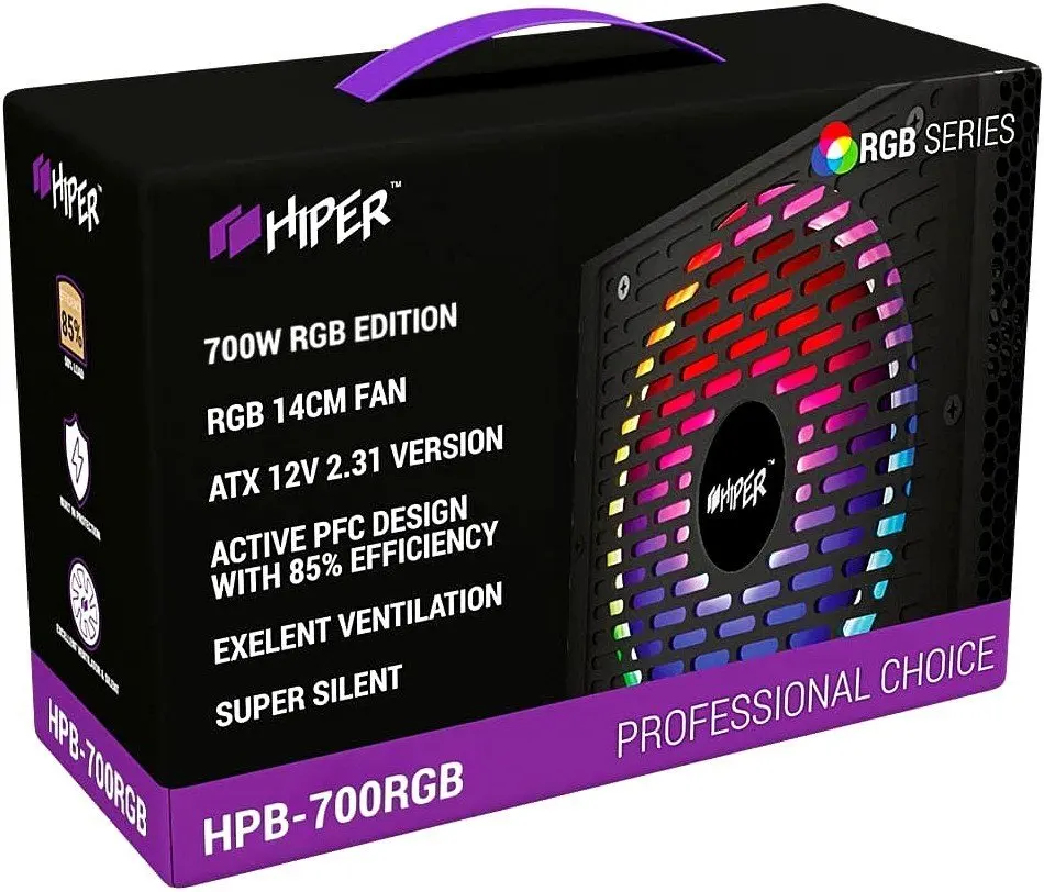 Блок питания ПК HIPER PSU HPB-700RGB | Компьютеры и офис
