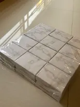 18 ~ 24 Uds de cartón de papel cajas de almacenamiento de caja de transporte para collares brazaletes pendientes cuadrado rectángulo