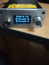 Estación de soldadura T12 STM32 2,1 S, 5 pines, pantalla OLED 1,3, temperatura ajustable, electrónica Digital, con puntas de soldadura