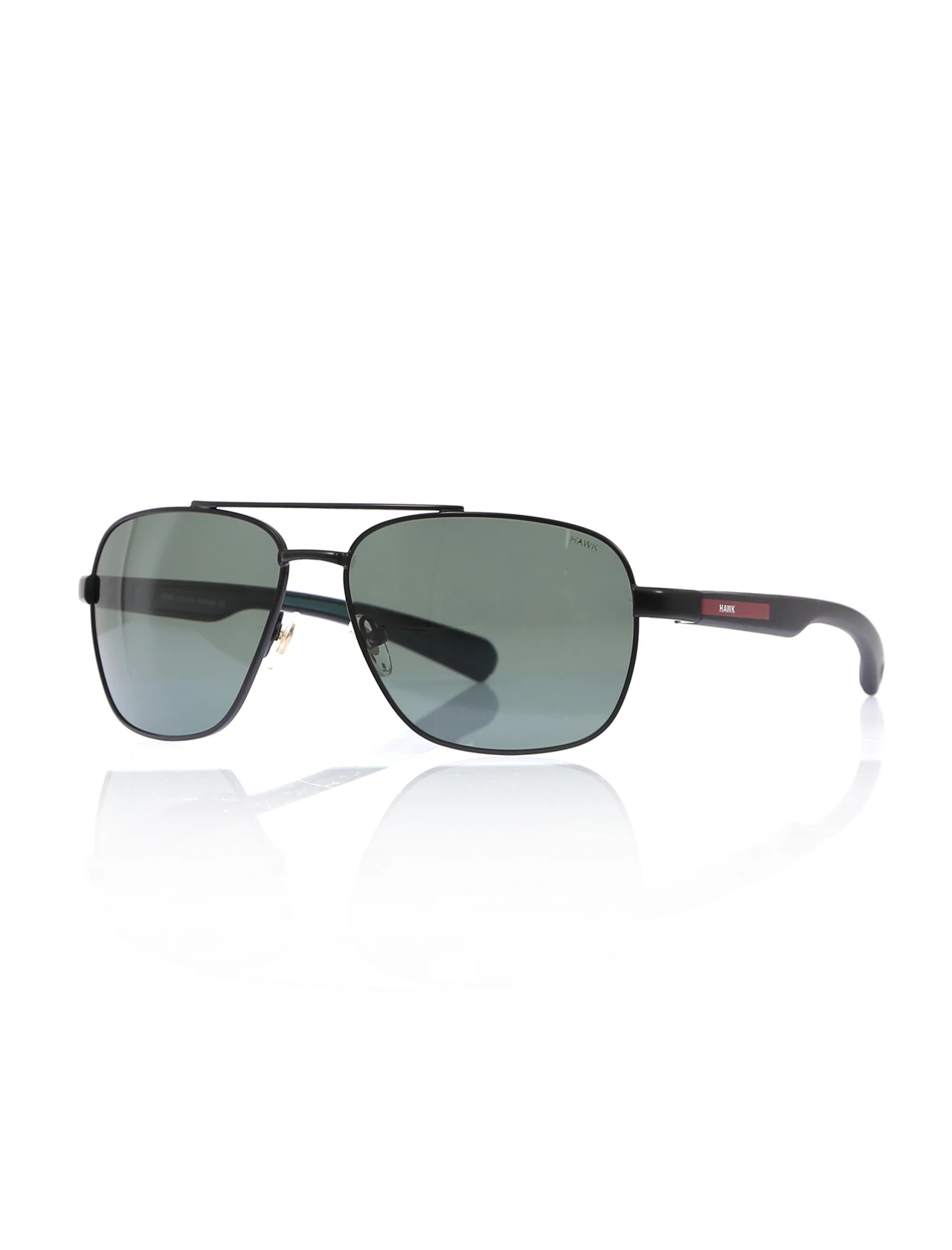 

Men's sunglasses hw 1817 02 metal black unspecified 60 -- hawk