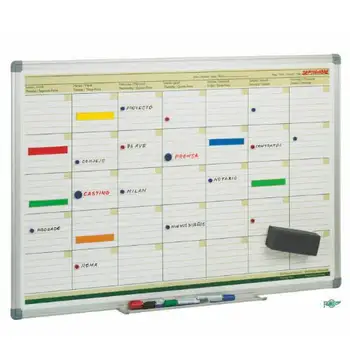 

MONTHLY PLANING MAGNETIC WITH ALUMINUM FRAME 60X90 CM. FAIBO PLM