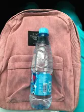 Mini mochila de pana para mujer, bolso de lona ecológico Simple, bolsas de viaje pequeñas e informales, mochila para chicas adolescentes