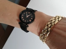 Relojes de pulsera de lujo para mujer, con cielo estrellado, hebilla magnética, de cuarzo, Superficie geométrica, pulsera luminosa