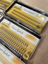 Extensiones de pestañas de extensión, 60 mechones de pelo Natural y grueso, Faux cils, Envío Gratis