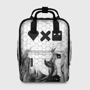 

Women's backpack 3D love death robots (LDR)
