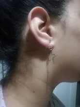 Aretes geométricos de Metal sin agujero, Clips para las orejas redondos/triangulares/cuadrados/hexagonales/pentagrama, pendientes sin Piercing CE209