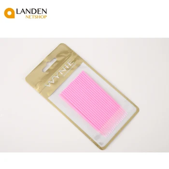 

18 PCs. Colorful cotton disposable swabs, Microbrush, eyelash extension, cleaning swab, cosmetic tool