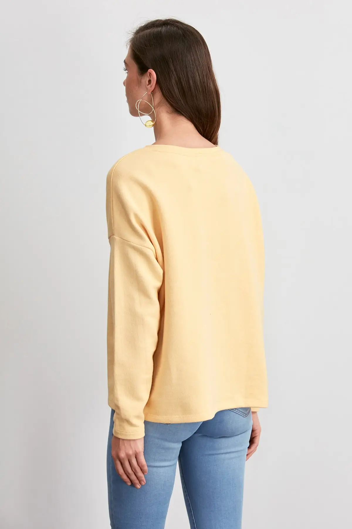 Trendyol Базовая Трикотажная Толстовка TWOAW20SW0800