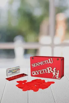 

Angemiel Gift Sweetheart Be Happy Enough Red Love Box Gift