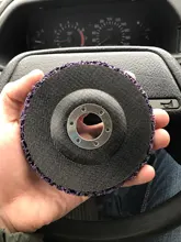 3 uds 115mm negro/azul/púrpura rueda de decapado Strip discos para amoladoras angulares limpiar y quitar pintura, revestimiento, óxido y oxidación