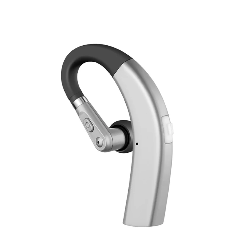 50 шт. M11 Bluetooth наушники беспроводные наушники наушник-таблетка системы беспроводной голосовой связи гарнитура с HD микрофоном - Цвет: Серебристый