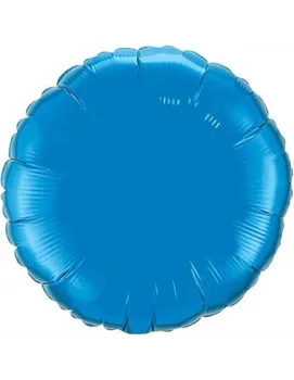 

Round balloon 91cm Sapphire Blue-Foil Polyamide-Q12679