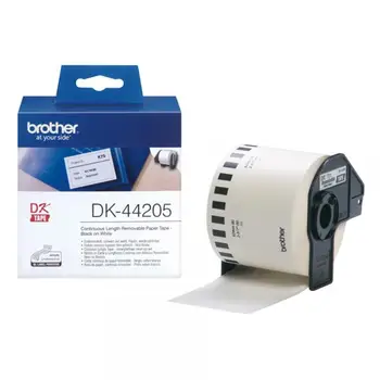 

Brother tape removable paper White