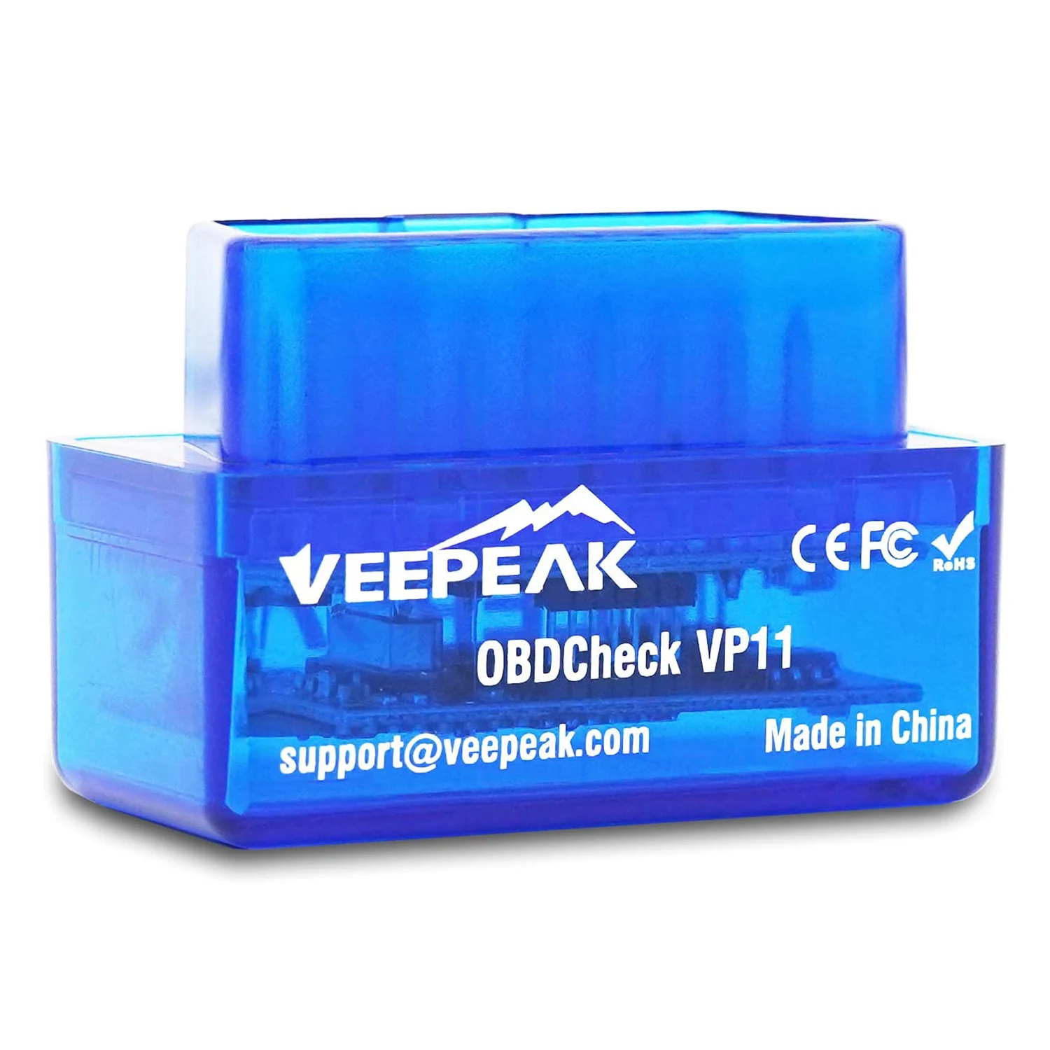 Veepeak Mini Bluetooth OBD2 Scanner for Android, Car OBD II Diagnostic Scan Tool Check Engine Light Code Reader, Supports Torque 2
