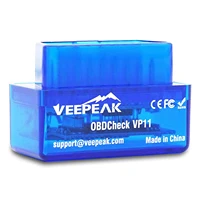 Veepeak Mini Bluetooth OBD2 Scanner for Android, Car OBD II Diagnostic Scan Tool Check Engine Light Code Reader, Supports Torque 2