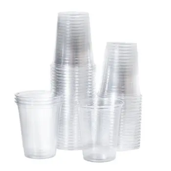 

Plastic cups transparent 220cc, 100 pcs