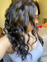 Luduna-mechones de pelo ondulado brasileño para mujer negra, extensiones de pelo ondulado 150% humano, 1/3/4 piezas, Remy