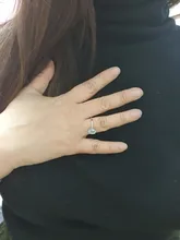 JewelryPalace-anillo de compromiso plata de primera ley y Topacio azul para mujer, sortija, plata esterlina 925, piedra preciosa, 925 anillos de plata esterlina solitario