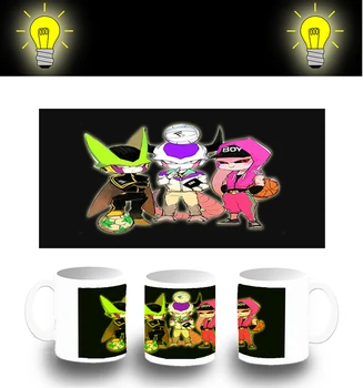 

CUP PHOTOLUMINESCENT DRAGON BALL EVIL SOCCER glitter mug