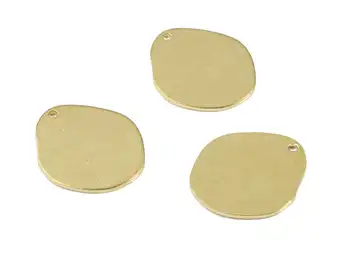 

Brass Round Earring Charms - Raw Brass Oval Pendant - Brass Oval Necklace - Jewelry Supplies - 6Pcs/Lot - 21x18.54x1mm - PP3485