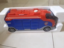 Coche de juguete de plástico de la Patrulla canina para niños, juguete de la Patrulla canina, autobús de rescate, modelo de figura de acción, regalo de cumpleaños