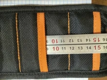 Geoeon-pulsera magnética multifunción de tela Oxford, bolsa de herramientas portátil, herramienta de muñeca para electricista, varias herramientas de fijación, D35