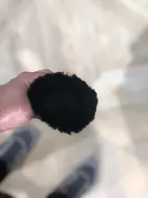 1PC negro cuello cara Duster cepillos para Barba Barbero Limpieza del cabello cepillo de cabello para salón de belleza de peluquería Estilo herramientas de maquillaje