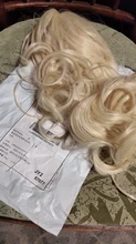 Hair-Clip Ponytails Blonde Natural-Extension Synthetic Women Wavy Long for 14inches