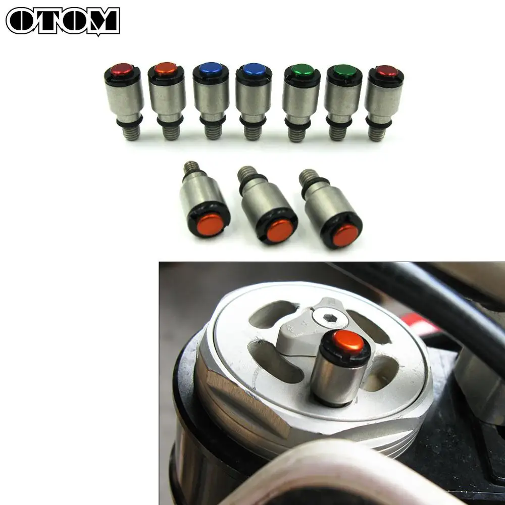 OTOM мотоцикл сброс давления воздуха Bleeder клапаны набор для KTM EXC CRF KXL YZF RM Пит Байк Air Bleed винты в вилке