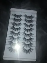 Pestañas postizas de visón 3D, 5/8/10 pares, naturales, suaves y esponjosas, voluminosas, largas y espectaculares, maquillaje de extensión de pestañas cruzadas