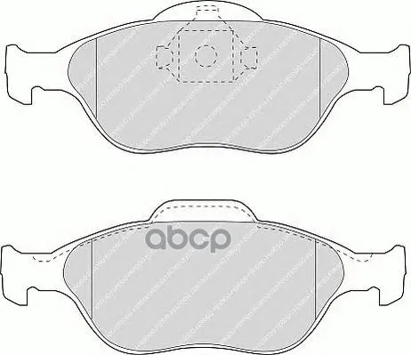 Brake pads Ford Fiesta 9501/01/Fusion 01 Front Ferodo Fdb1394 Ferodo art. FDB1394