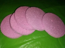 Esponja de madera Natural para el cuidado de la cara, compresa, cosmético, Puff, limpieza, removedor de maquillaje, 1/5 Uds.