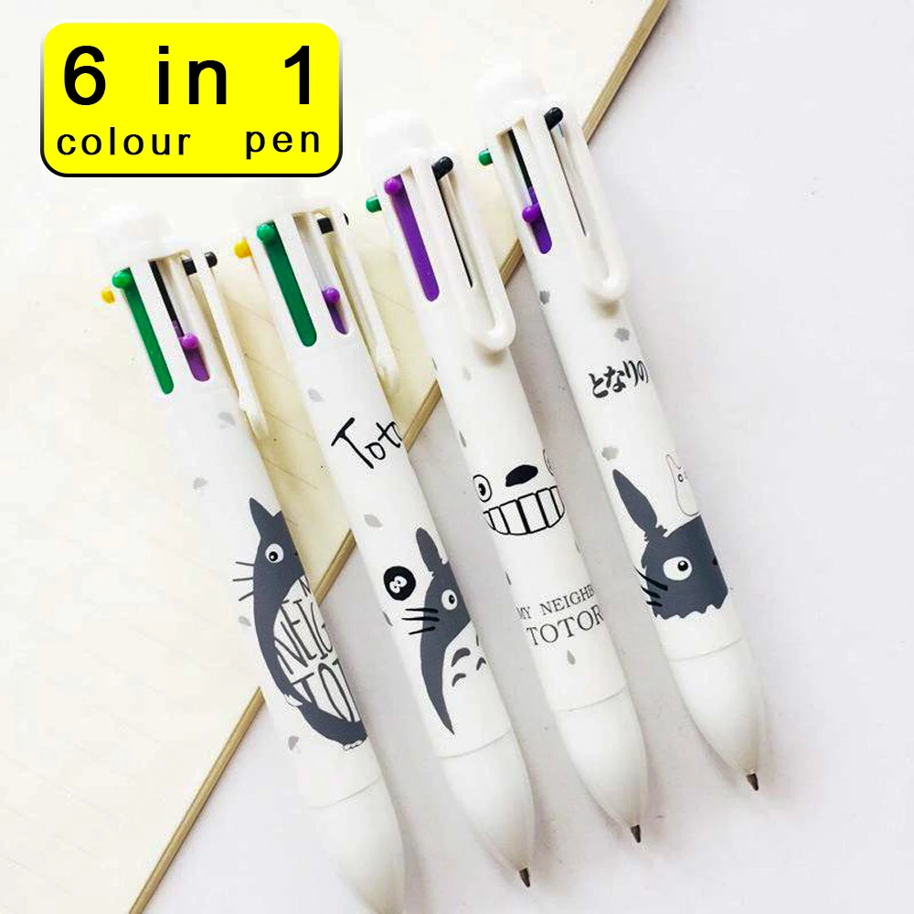6 in1 mehrfarbiger Kuli Druckkugelschreiber Ball Point Stift Ges Zeichen T Y7L8 6 in1 mehrfarbiger Kuli Druckkugelschreiber Ball Point Stift Ges Zeichen T Y7L8