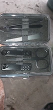Juego de cortaúñas de acero inoxidable, tijeras profesionales, herramientas para uñas, recortador, aseo, manicura, 8 Uds.