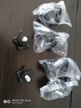 Screw-Bolt-Knob Clamping Head-Thread Star-Shaped Plastic M8 M10 M5 M6 M4 10pcs for Industry-Equipment