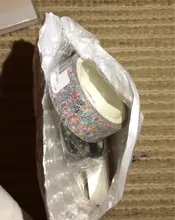 Mohamm intermitente de la hoja de oro de festivales de copos de nieve Luz de luna que deseen árbol de papel de enmascarar de Washi cinta DIY álbum de recortes diario