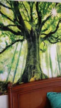Wall-Tapestry Decor Bedroom Psychedelic Forest Tapiz-Hippie Mandala Landscape Nature