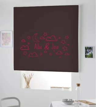 

Blind Iroa Unisex customizable starry Sky! ROLLER BLINDS TRANSLUCENT! (CHOCOLATE 100X175)