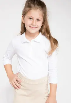 

DeFacto Girl Long Sleeve Shirt White Shirt Formal Kids Shirts Girls Top Cloth for Children Clothing Uniforms-J0010A618AU