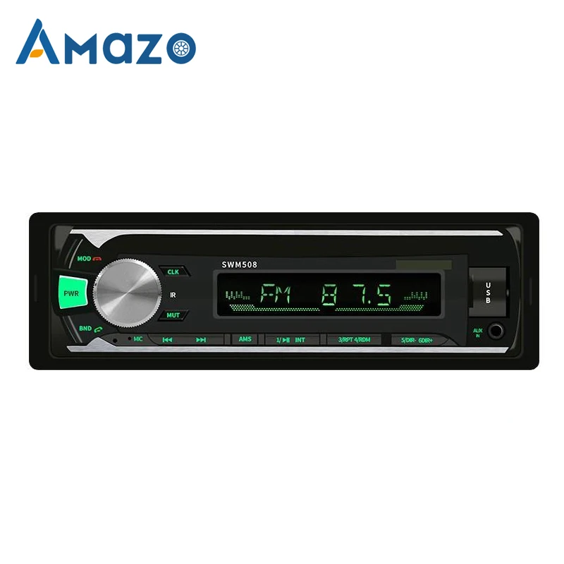 1 Din автомагнитола в тире Автомагнитола 12 В Автомобильный mp3 плеер с Bluetooth FM USB AUX-IN 1din стерео музыкальный плеер с пультом дистанционного управления