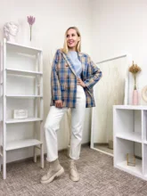 White Jeans Denim Pants High-Waist Woman Spring-Meters Loose Nine Ankle